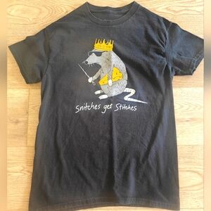 Riot Society Black Cotton T-Shirt